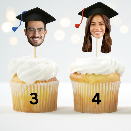Graduation Cupcake Topper – Personalized Grad Party Decor