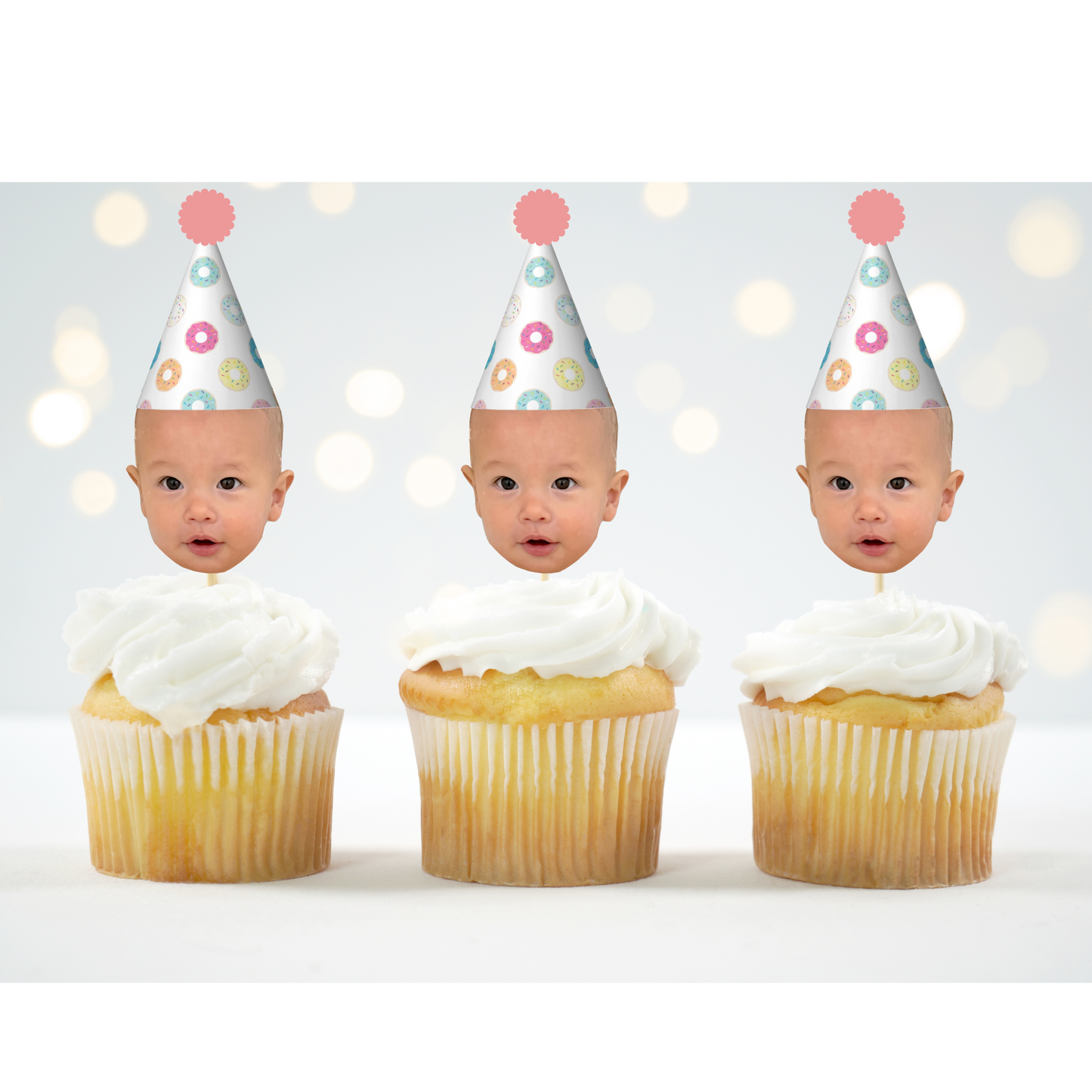Sweet One Cupcake Topper – Ice Cream Birthday Theme for 1st Birthday
