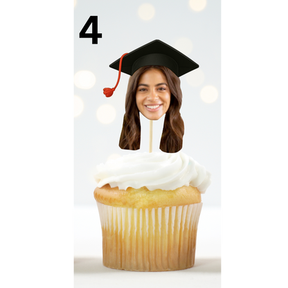 Graduation Cupcake Topper – Personalized Grad Party Decor