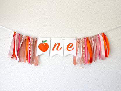 peach themed one sweet peach party decor and smash cake backdrop